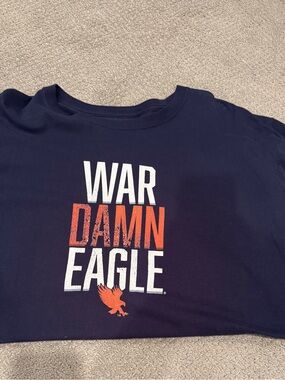 Navy "War Damn Eagle" Graphic Tee